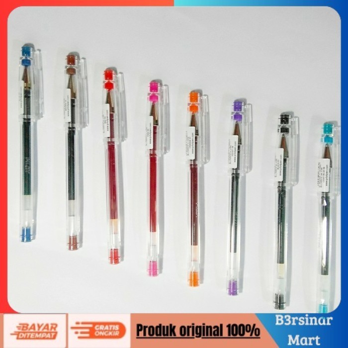 

[[KUALITAS TERBAIK]] Pulpen Hitec C Warna Warni / Pen HiTech Pilot Original Biru, 0.4mm COD
