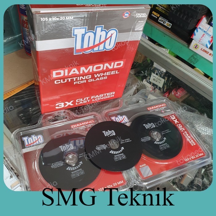 Berkualitas MATA POTONG KACA INTAN TOHO 105 X 1MMX 20MM GLASS DIAMOND CUTTING 1 MM TBK764
