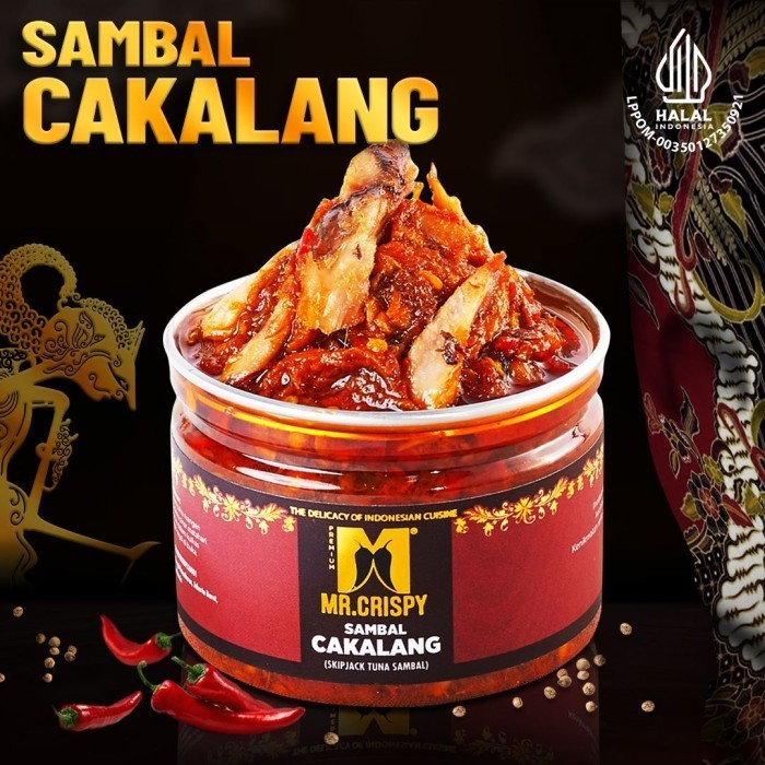 

SAMBAL CAKALANG/TONGKOL/ROA/IKAN ASIN JAMBAL/ SAMBEL MR CRISPY - CAKALANG