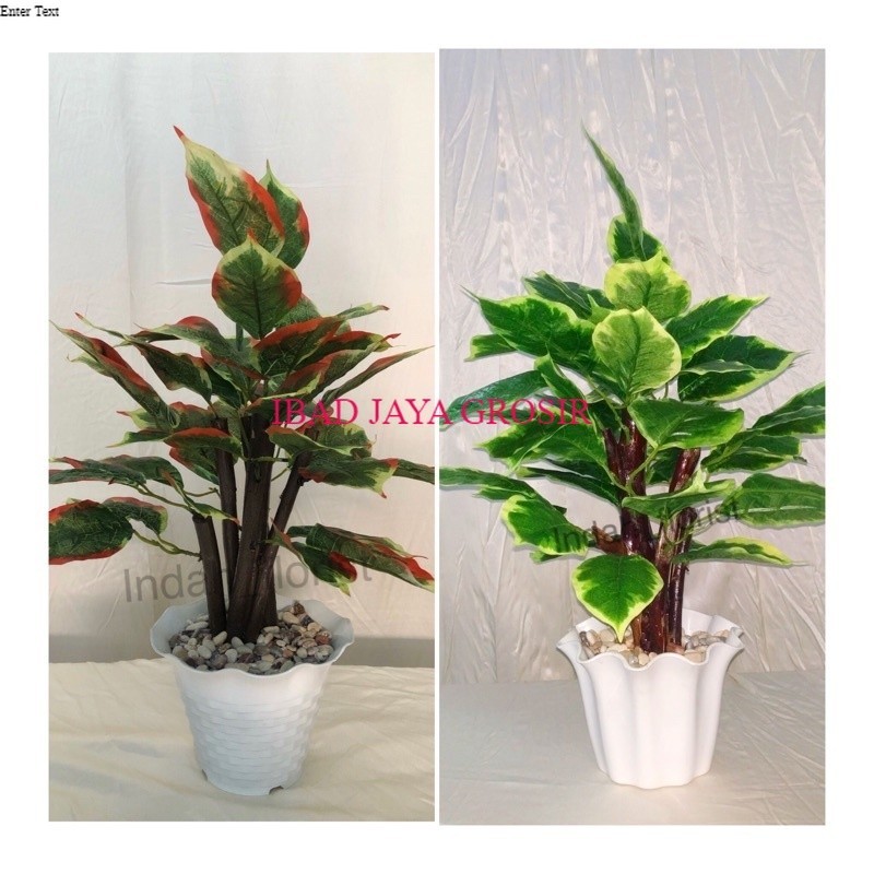 Pohon Shinfu Artificial Ukuran Tanggung Bunga Meja Dekorasi Pohon kecil Untuk di Meja Bunga Palsu Bu