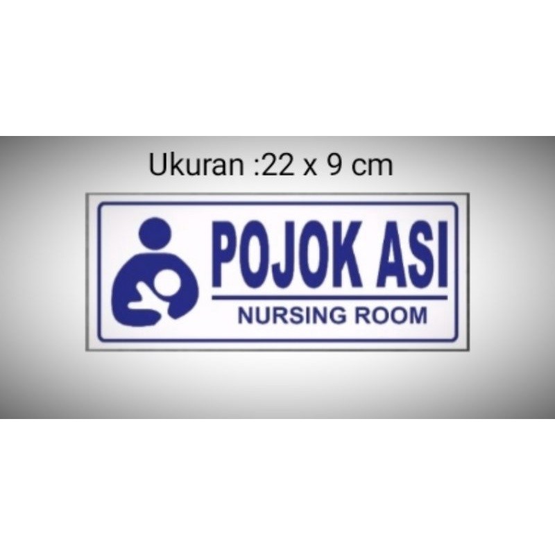 

Sign "POJOK ASI" Sign label Acrylic, Sign Board Akrilik | Papan petunjuk akrilik