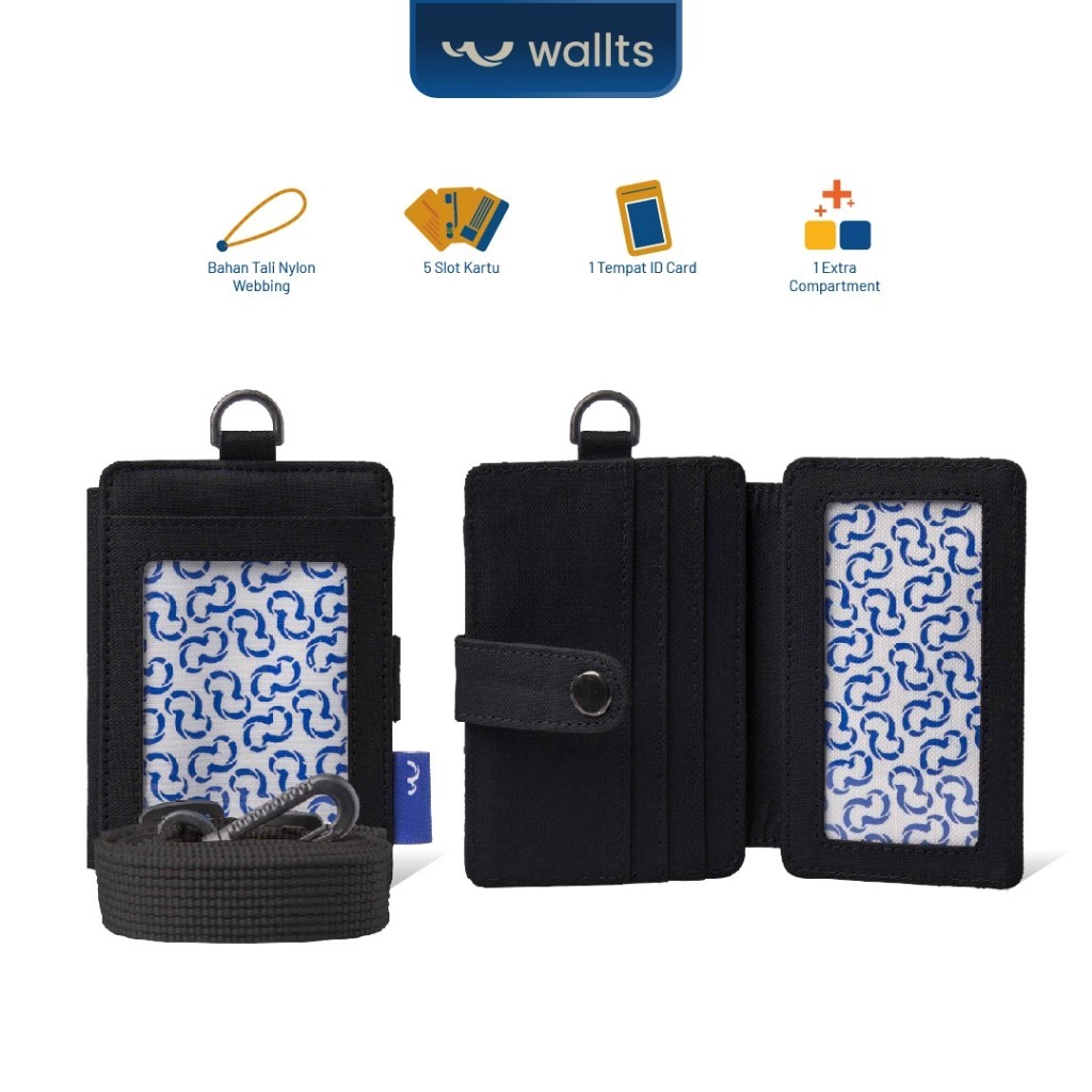 

[PROMO MURAH] Wallts Pebble - Lanyard Name Tag ID Card Kantor Unisex Pria Wanita