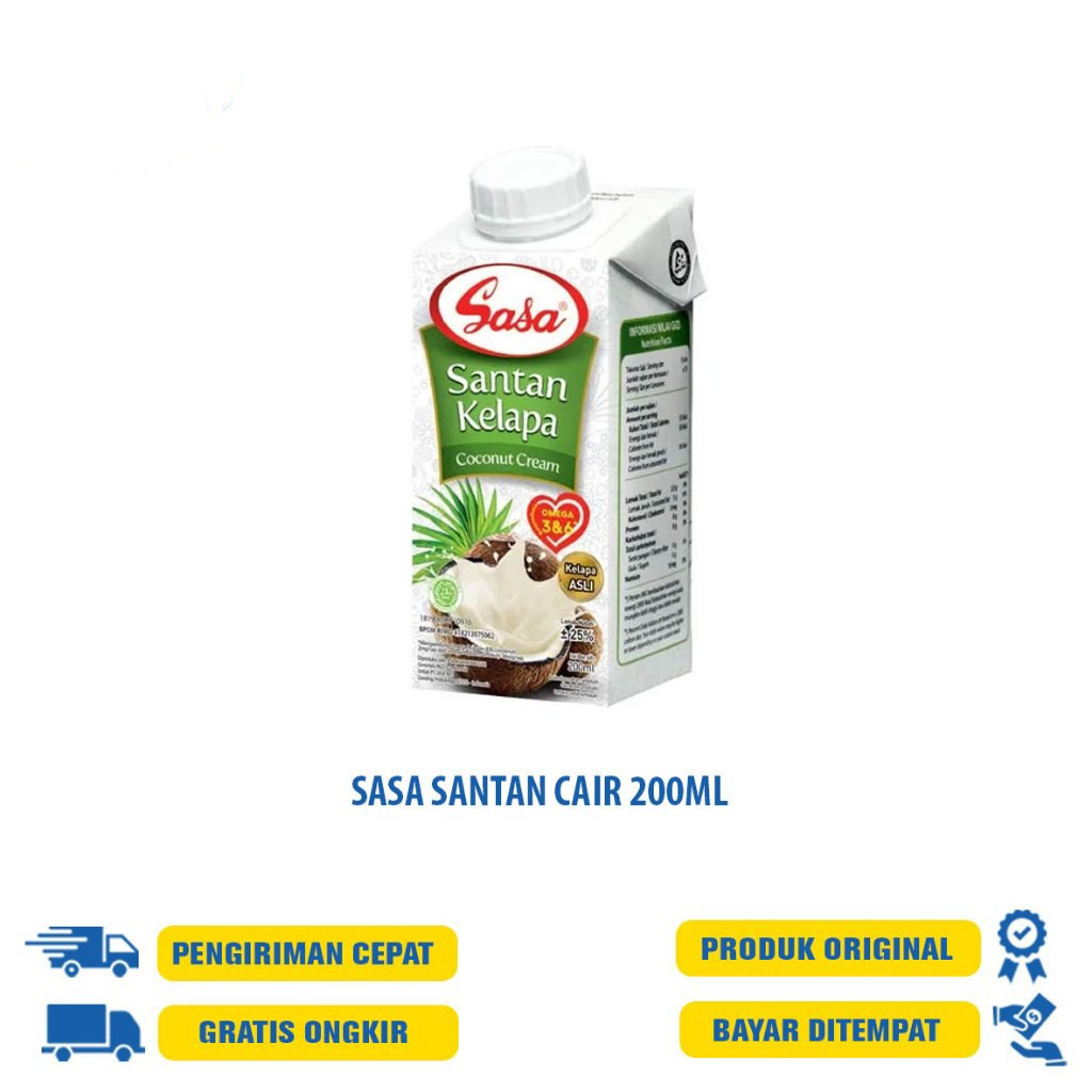 

SASA SANTAN KELAPA CAIR 200ML/1LT