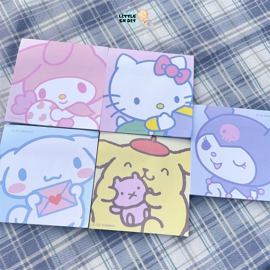 

Poohstation ATK38 Sticky Note Sanrio isi 50 Lembar/ Note Memo Kuromi Sanrio