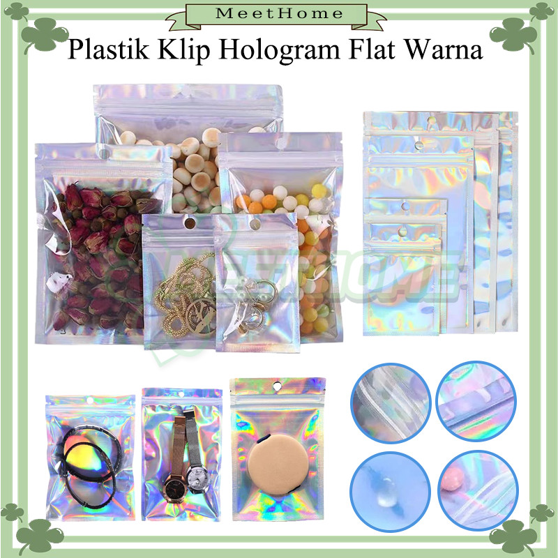 

Ziplock Hologram Foil/Plastik Klip Hologram Flat/Plastik Ziplock Hologram Rainbow