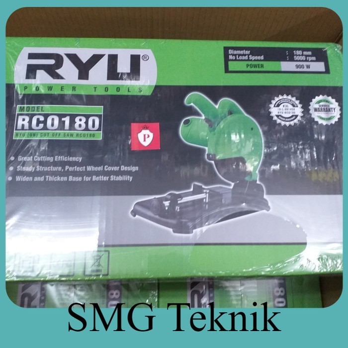 Termurah Mesin Cut Off 7" RYU RCO 180 DCM783