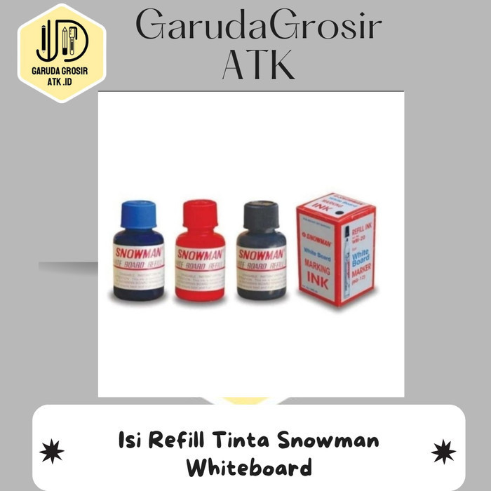 

Isi Refill Tinta Snowman Whiteboard - Hitam