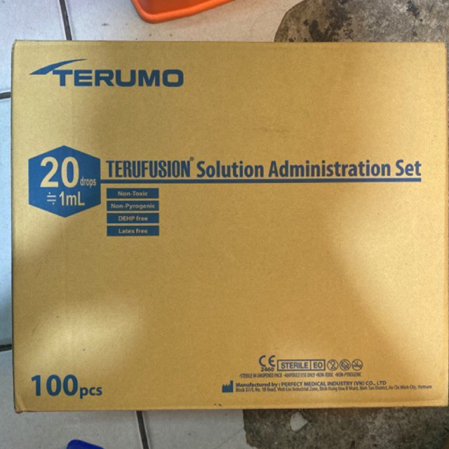 Infuset Terumo Dewasa / Infuset Terumo / Infuset / Terumo / Selang Infus / Set Infus terumo