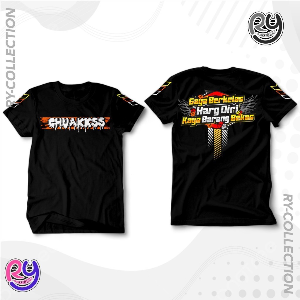 RY COLLECTION KAOS gaya berkelas harga diri kaya barang bekas UNISEX PRIA WANITA CREWNECK COWOK CEWE
