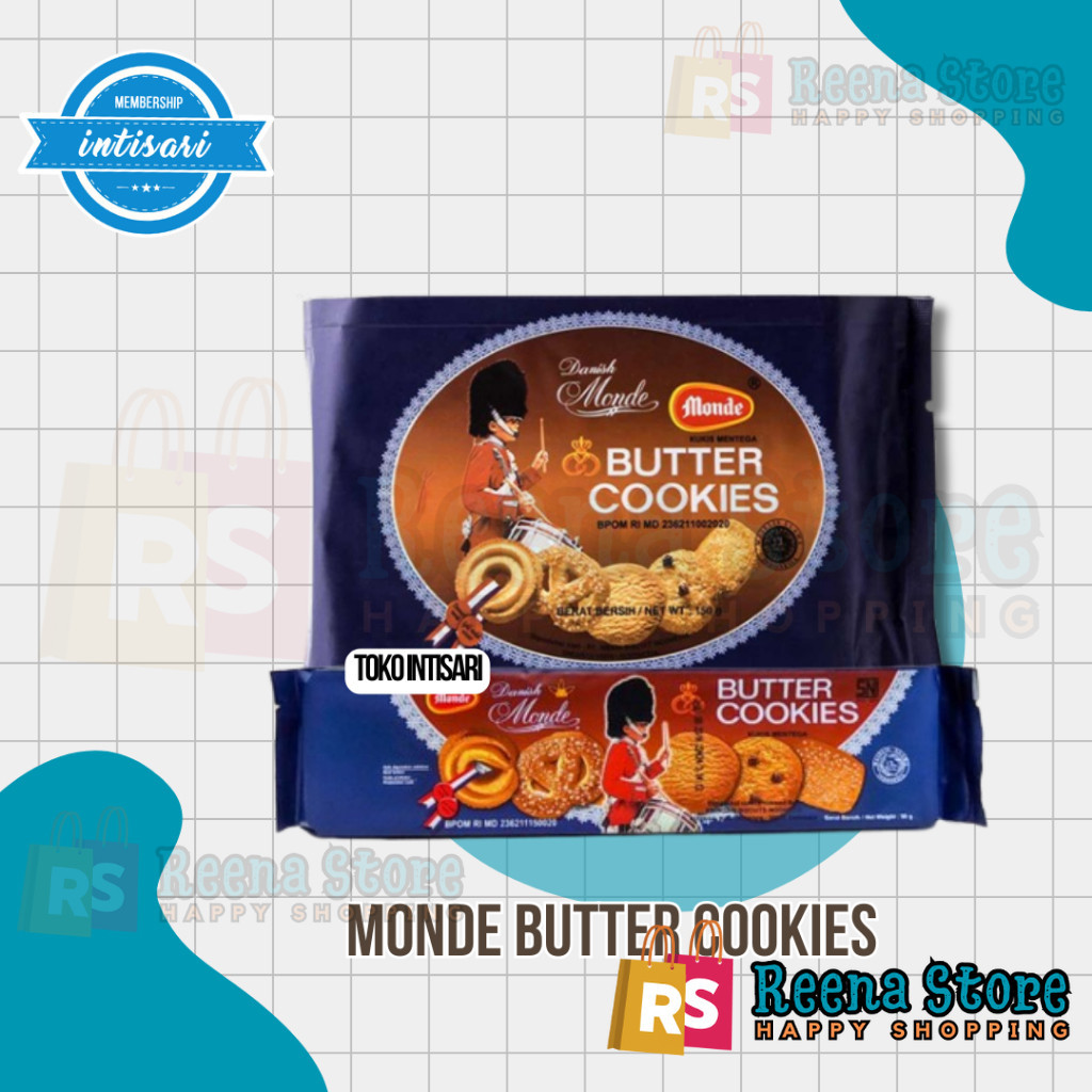 

Monde Butter Cookies 90gr & 150gr (PCS) - Reena Store