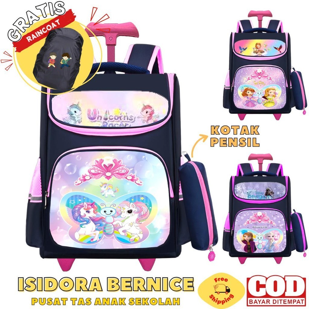 Tas Koper Anak Sekolah SD Perempuan Karakter Unicorn