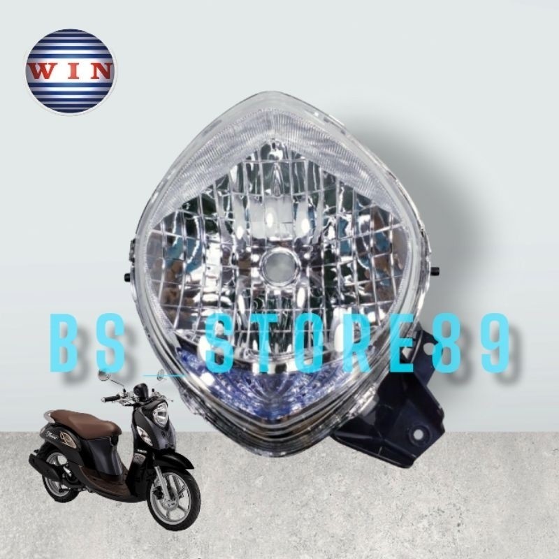 LAMPU DEPAN FINO FI 125  2016 2017 2018 | REFLEKTOR DEPAN FINO FI 125 | HEADLAMP DEPAN YAMAHA FINO F