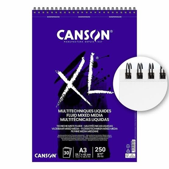 

✨LARIS✨ -Buku Gambar Sketsa Canson Mix Media XL Size A3 30 Sheets