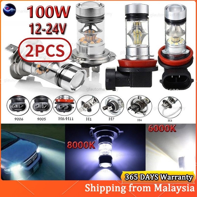 2pcs Lampu Foglamp Led/lampu Kabut Mobil/lampu Kabut Mobil Super Terang/lampu Foglamp Mobil/led Fogl