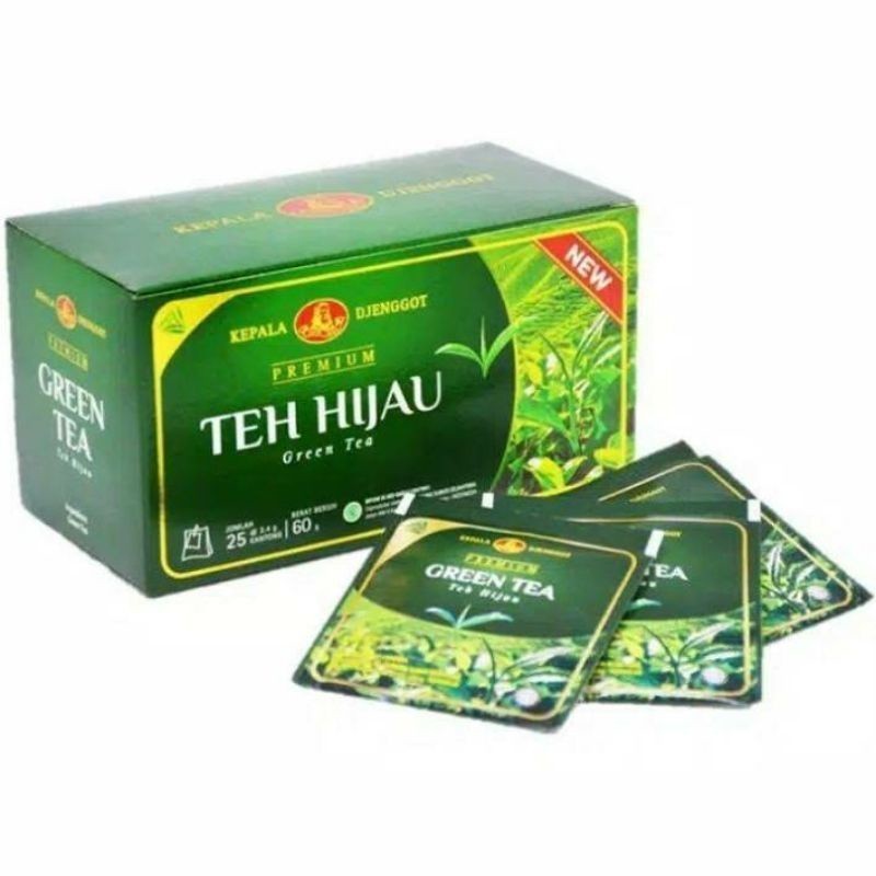 

BNS - TEH HIJAU/GREEN TEA PREMIUM CAP KEPALA DJENGGOT ISI 25