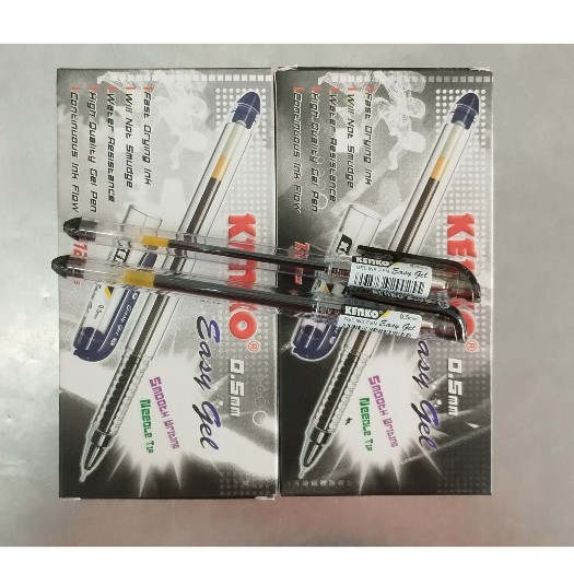 

PENA KENKO EASY GEL HITAM ( 0.5MM ) AWET DAN LEBIH JELAS Gm PDS
