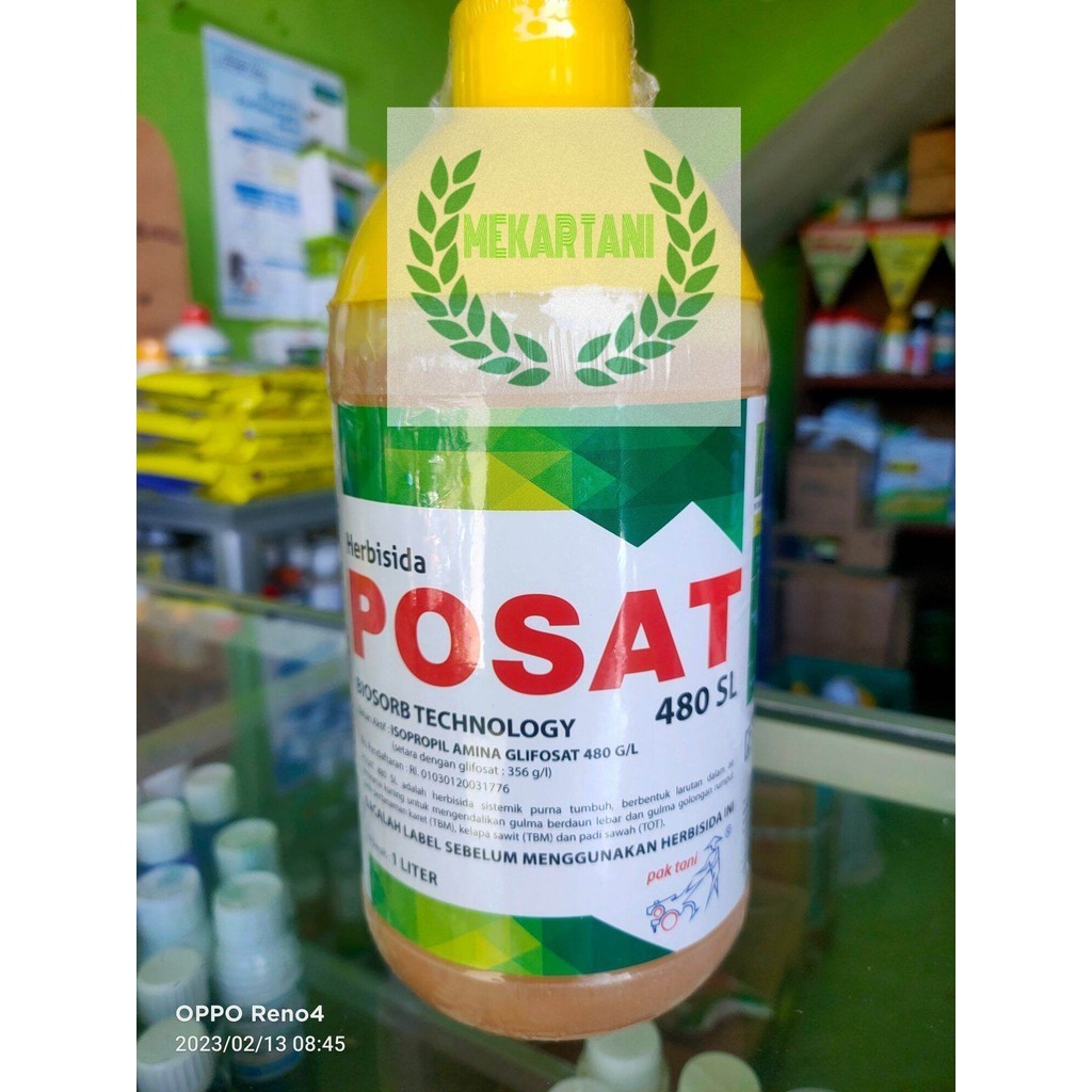Posat 1 liter original / HERBISIDA POSAT 480SL PAK TANI 1 LITER ORIGINAL