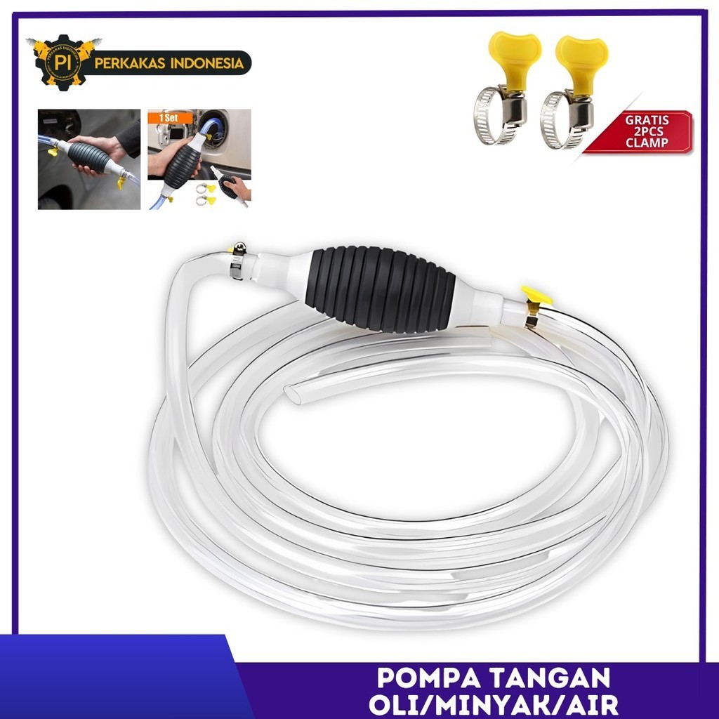 Pompa Tangan Oli Bensin Mobil Oil Extractor Pompa Manual Tangan Sedot Tranfer Bensin Mobil Motor Sem