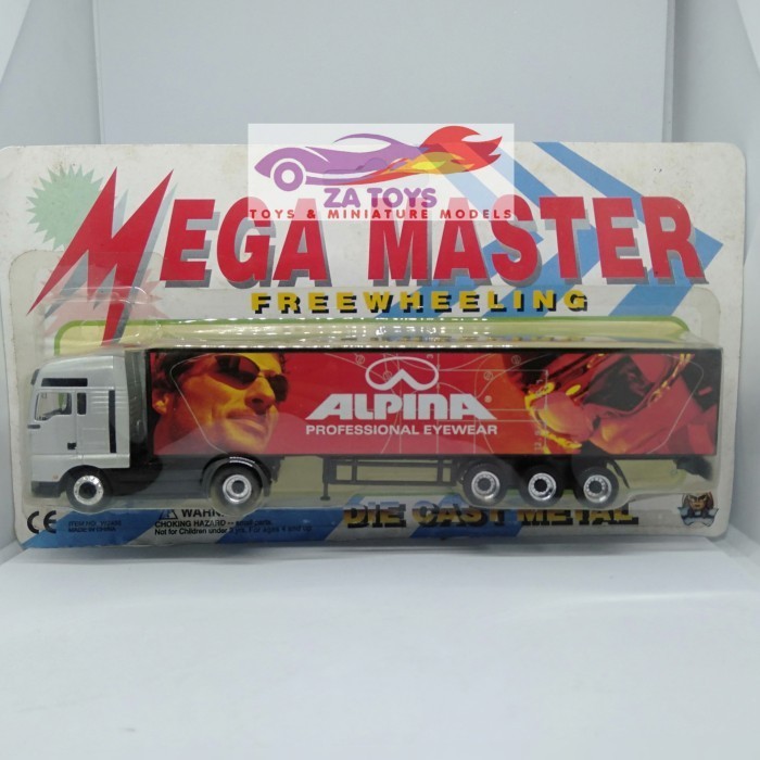PTS99 Diecast Truck MAN TG-460 Silver Alpina By Mega Master Schuco 1:87