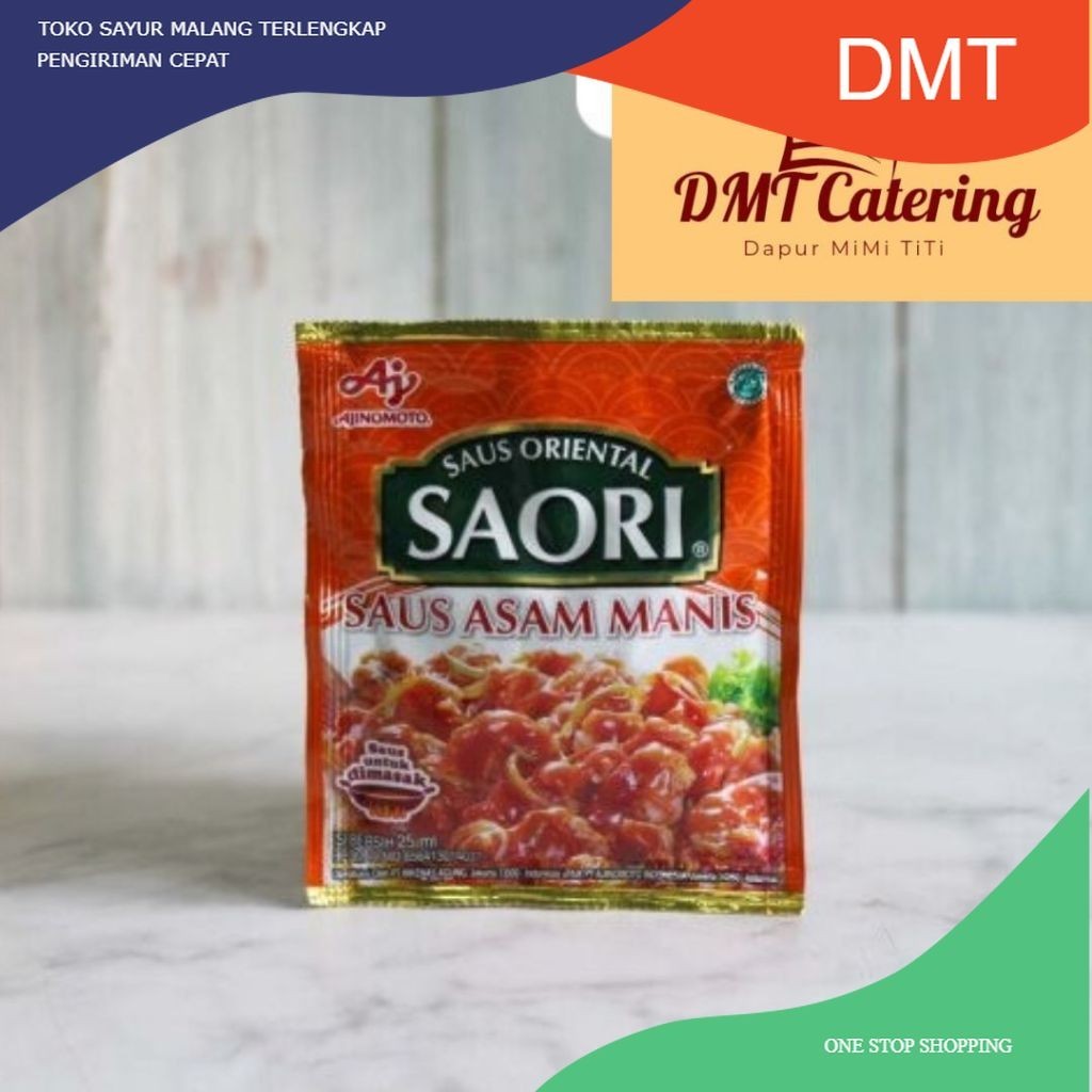 

Saori Saus asam manis 25 ml Catering Malang DMT