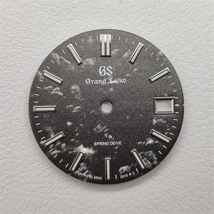 [TERMURAH] Dial Grand Seiko 28.5mm NH35 4R 6R - GS Black