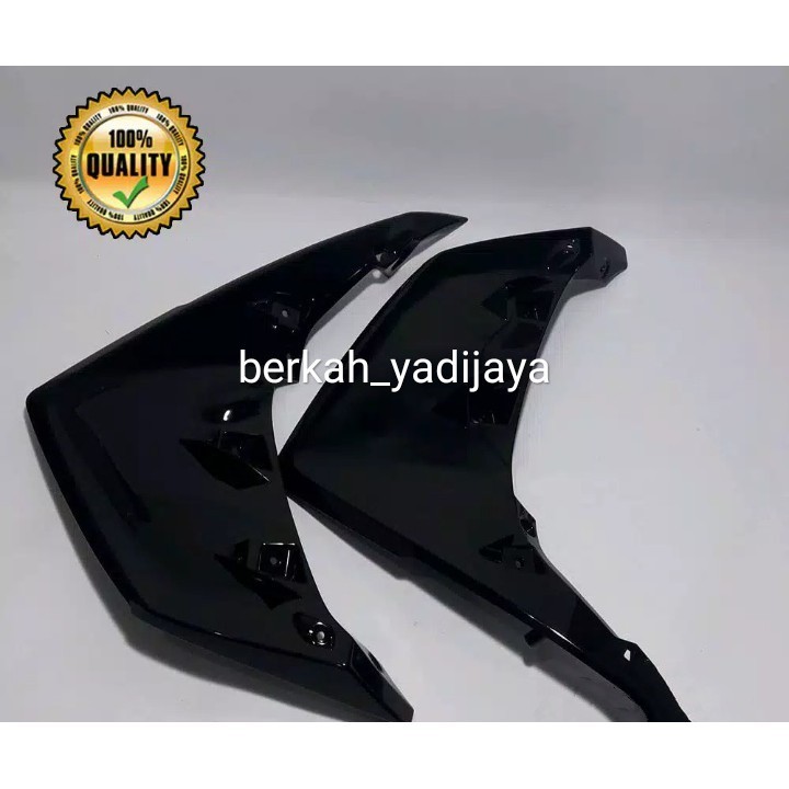 body samping depan atau legsil luar atau cover sayap luar mio m3 warna hitam