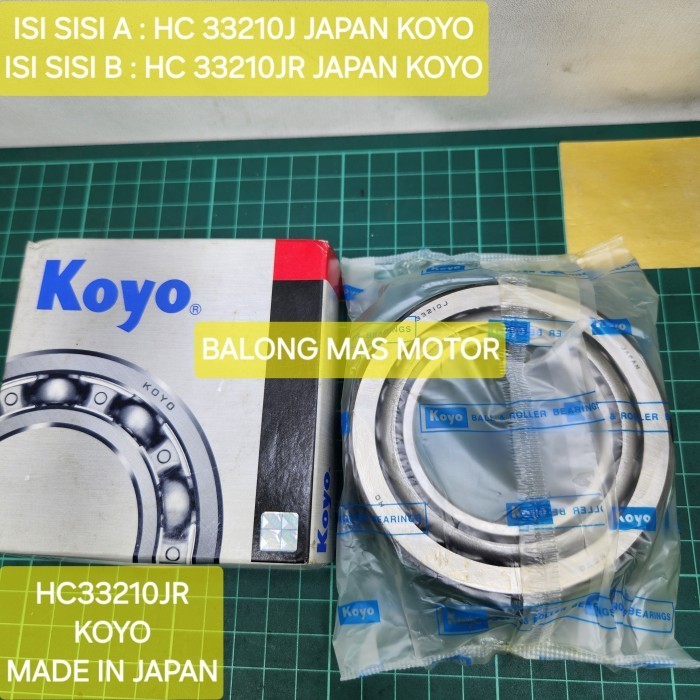 BEARING MOBIL LAKER HC33210JR KOYO MADE IN JAPAN ( HC 33210J JAPAN KOYO / HC 33210JR JAPAN KOYO ) 1P