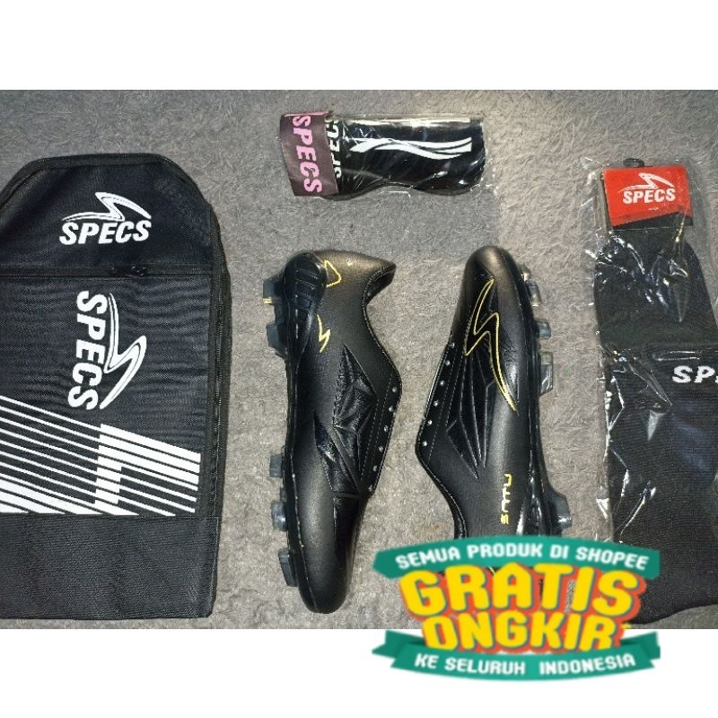 promo murah paket sepatu bola specs ultra sol bening grade ori/ cr7 ronaldo madrid barca