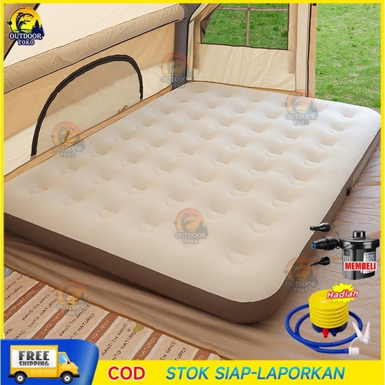 Kasur Angin / Air Bed Double Kasur Angin Bestway + pompa manual Bestway Paket Kasur Angin Double Bir