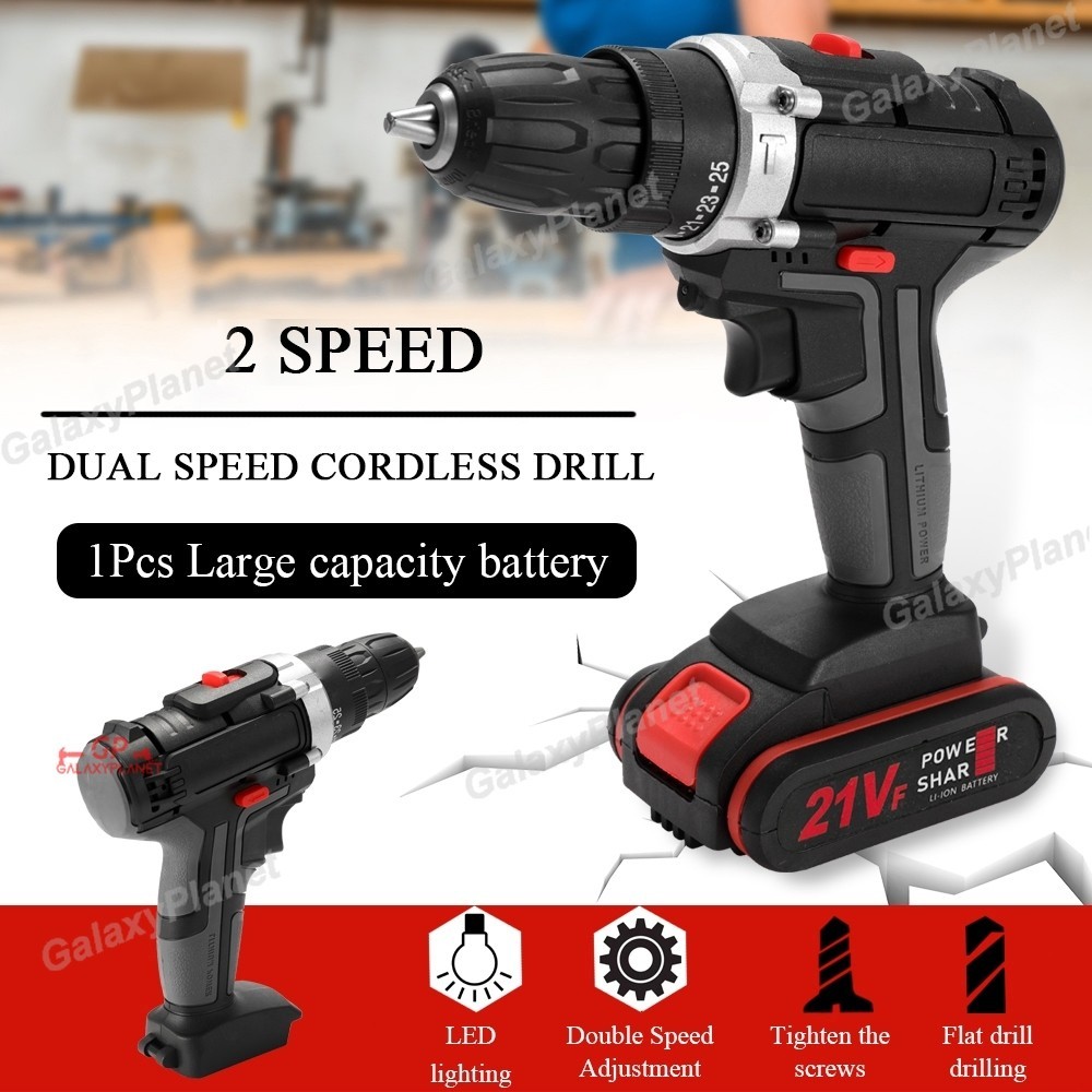 36VF 36vf Mesin bor 1baterai cas bor listrik murah bor impact cordless besi tembok Beton kayu -