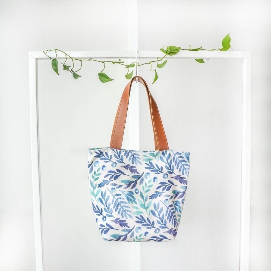 Seruni Living Tas Wanita Kanvas Tote Kecil