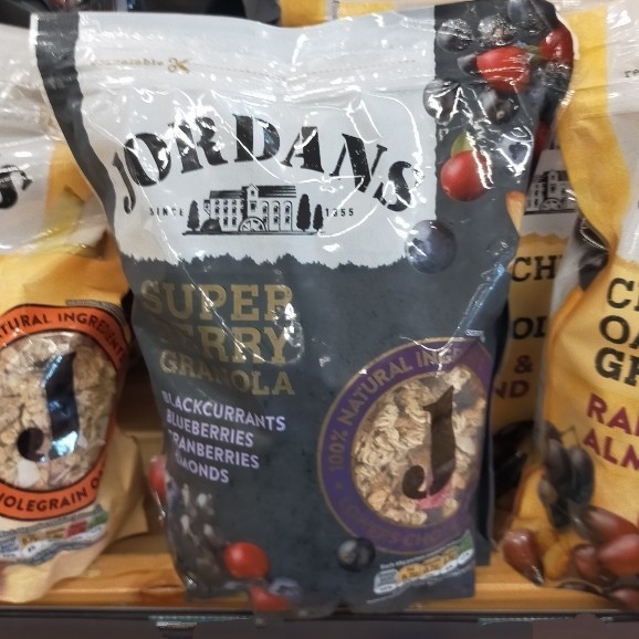 

jordans super berry Granola cereal sereal 750gr