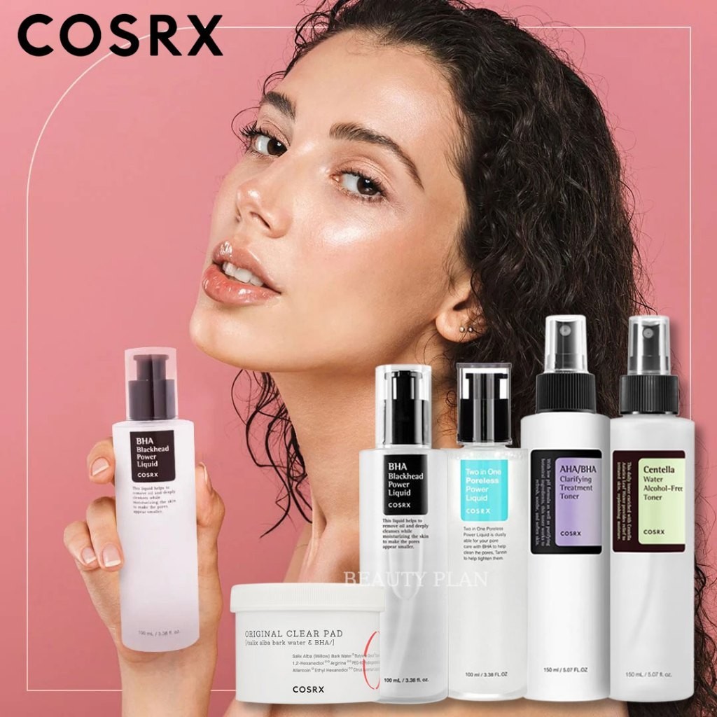 COSRX AHA BHA Clarifying Treatment Toner /Cosrx Centella Water Alcohol Free Toner 150ml /COSRX Two i