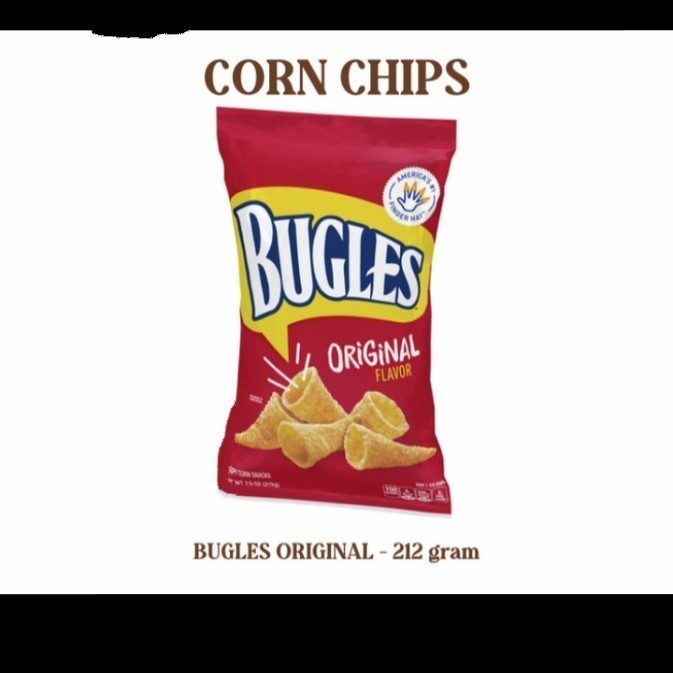 

bugles corn chips original 212gr Snack