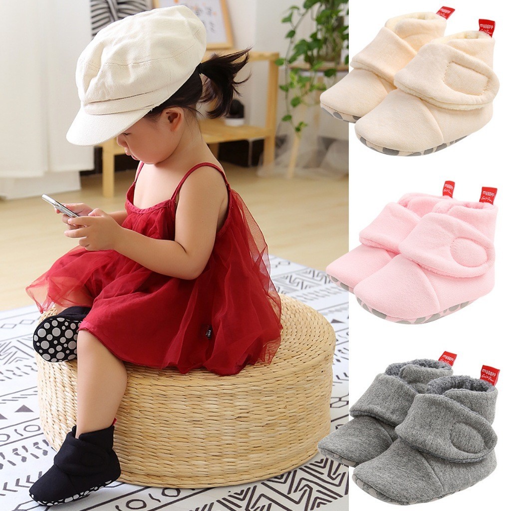 Sepatu Prewalker Bayi Perempuan Myggpp Bulu Kelinci Sepatu Bayi Perempuan 6 12 Bulan 0 6 Bulan Impor