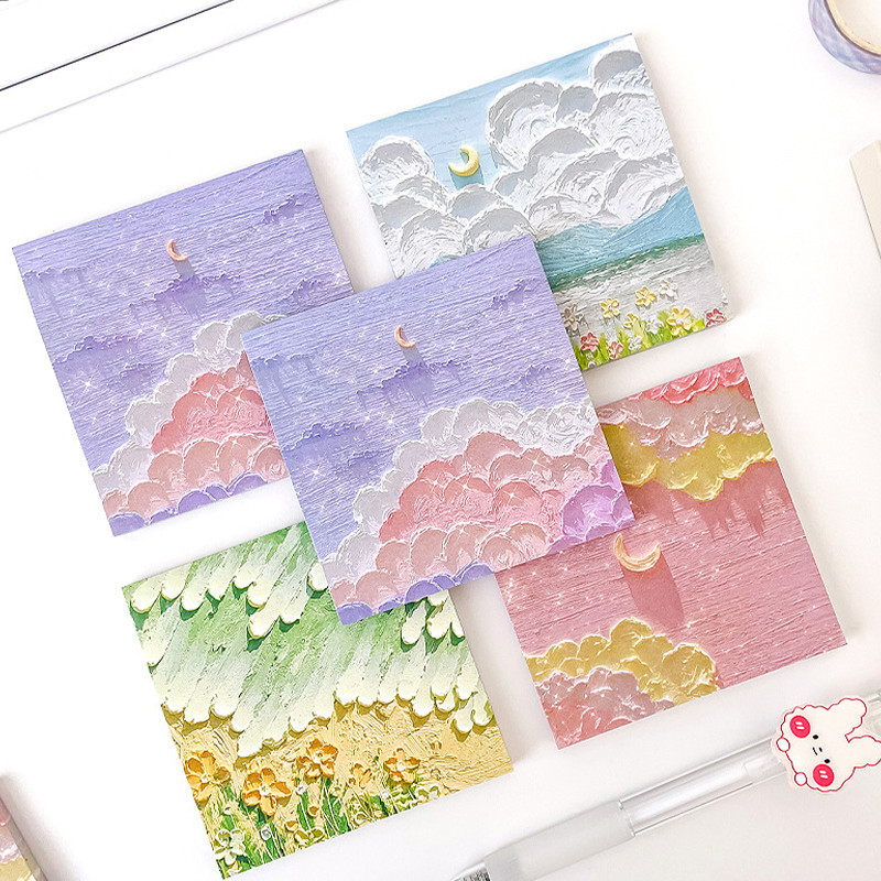 

Pemandangan Post-it Catatan Gadis Hati Memo Kertas Tangan Ledger Memo Mencatat Stiker N-kali MG