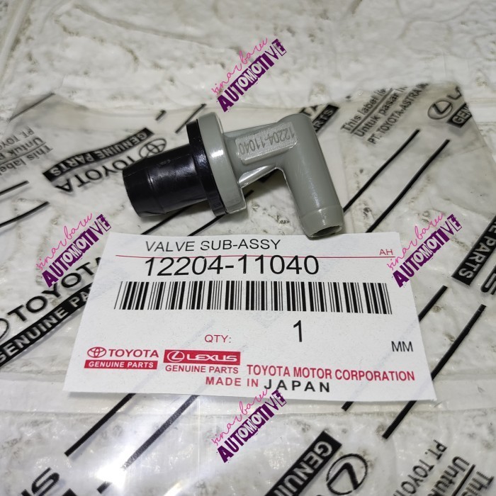 PCV VALVE SENSOR VALVE PVC TOYOTA STARLET EP70 EP71 EP80 ORIGINAL