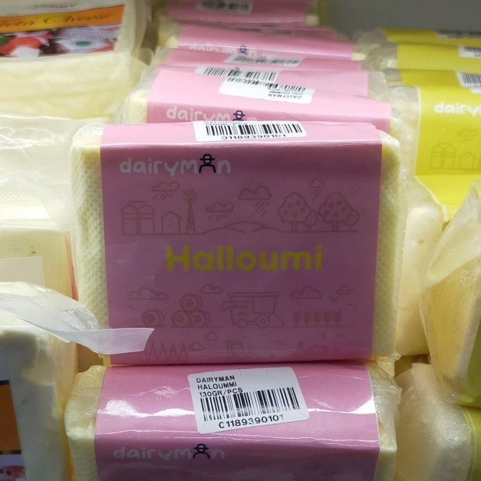 

dairyman haloumi halomi cheese 130gr keju