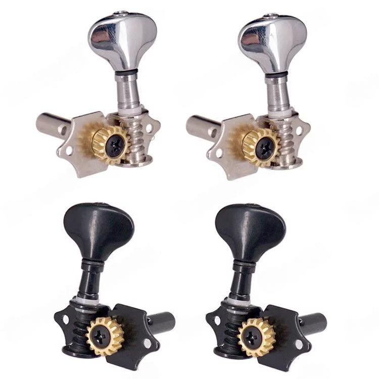 Open fishtail player ukulele chord knob, four-string Ukulele chord knob, shaft winder, middle of the