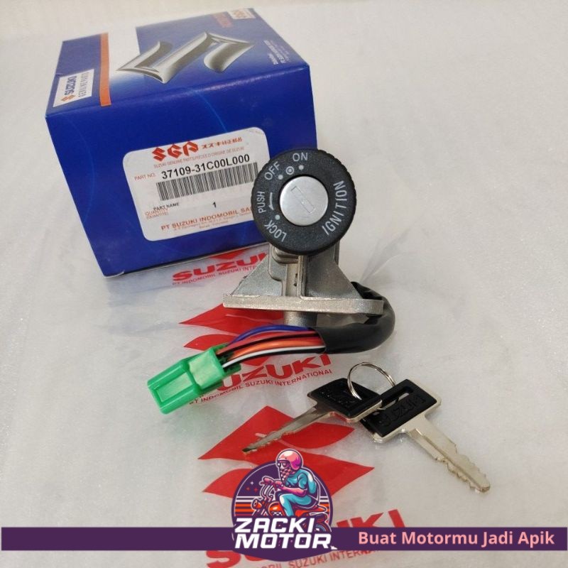 Kunci Kontak Key Set Suzuki Crystal  ORIGINAL