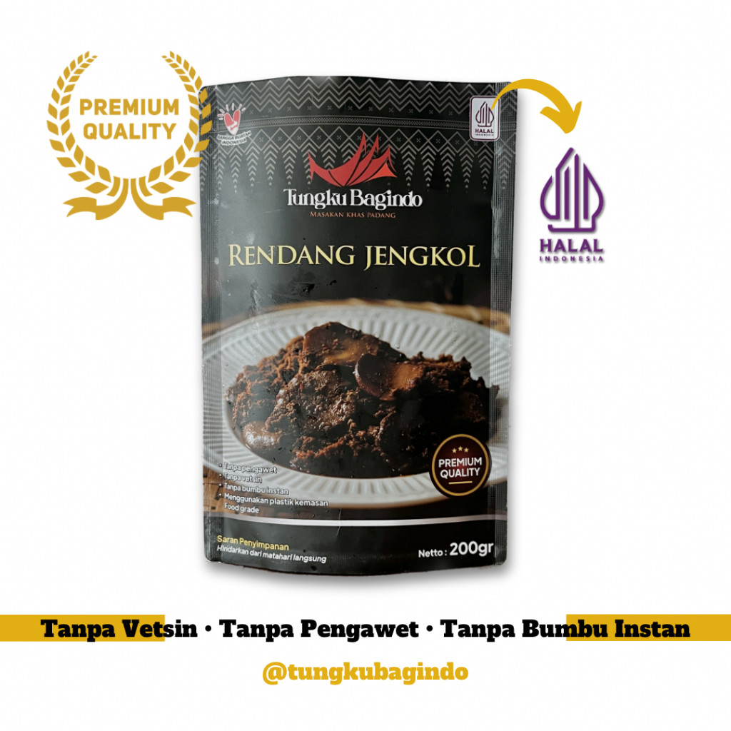 

Rendang Jengkol Instan - Makanan Siap Saji - Makanan Instan - Tungku Bagindo