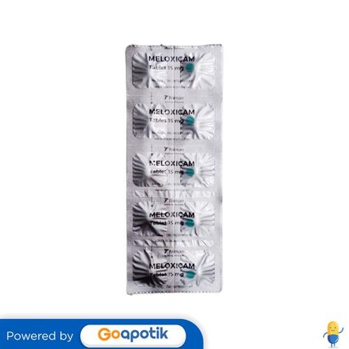 Meloxicam Triman 15 Mg Strip 10 Tablet