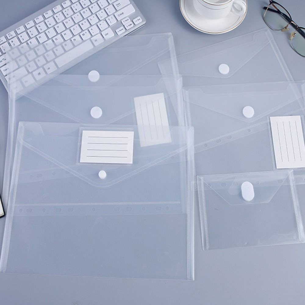 

Waterproof File Folder High Quality A4/A5/A7/A8 Plastic File Bag Transparent Filling Organizer School Office