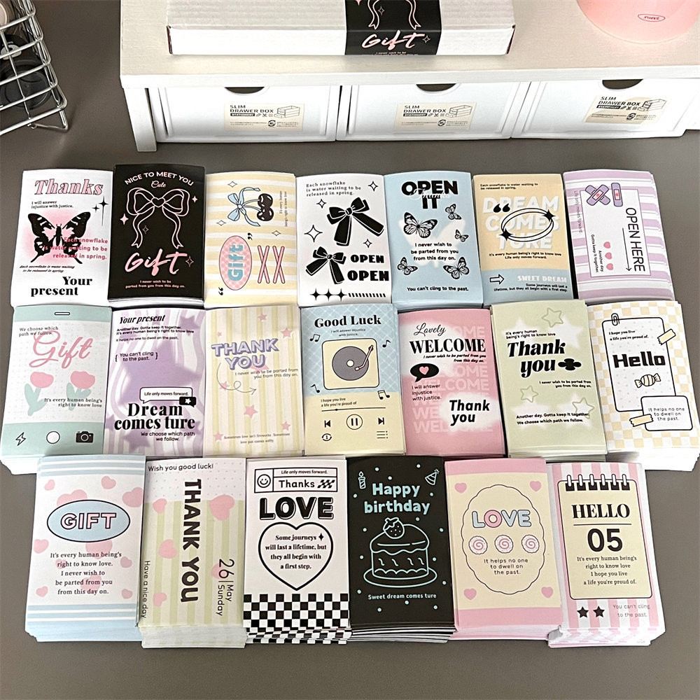 10 Pcs Creative Fashion Sealing Sticker Card Packaging Material Cute Decoration Sticker Gift Packagi