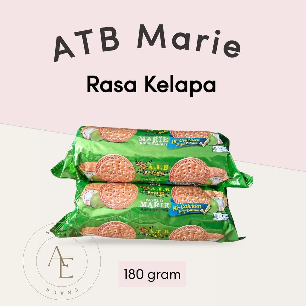 

ATB Biscuit Marie Rasa Kelapa berat 180 gram