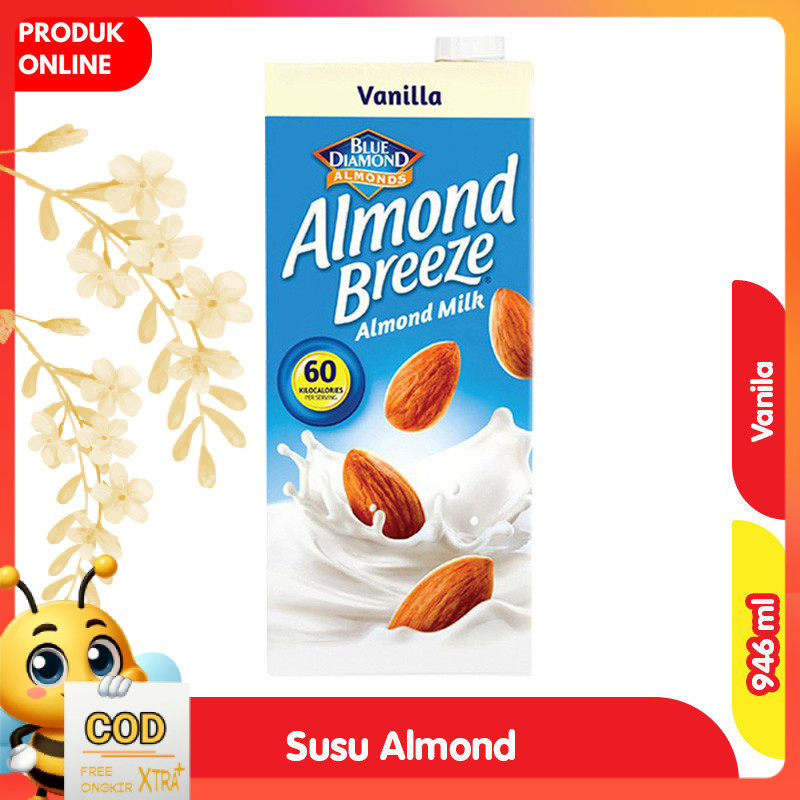 

Blue Diamond Almond Breeze Susu Cair Vanila 946 ml