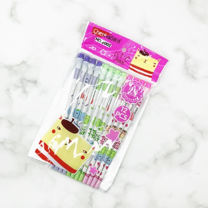 

Pensil HB set animal isi 12 pcs