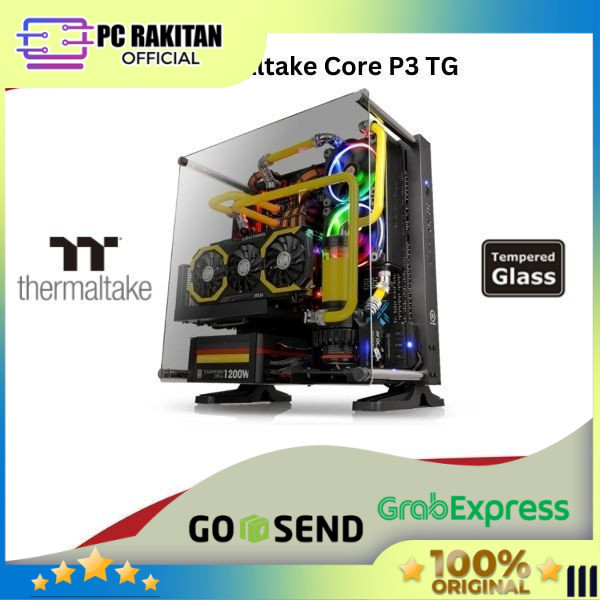 THERMALTAKE PC CASE ATX CORE P3 TG PRO BLACK