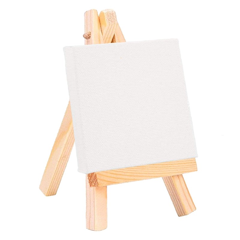 

Wood Mini Easel For The Artist Oil Painting White Canvas Painting Cloth Furniture Furnishing For Painting Canvas Art Supplies