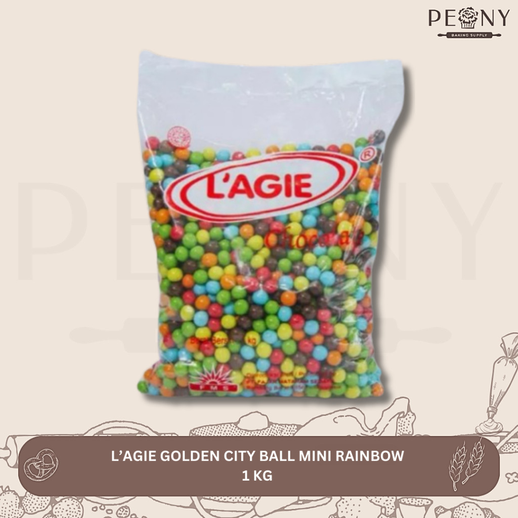 

LAGIE GOLDEN CITY BALL RAINBOW 1 KG pusat grosir